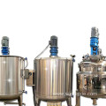 Steam heating jacketed mixing tank